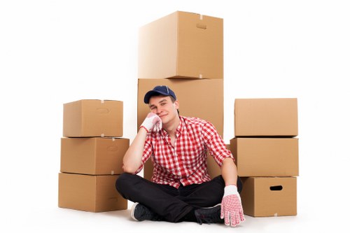 Interior view of a spacious London storage unit